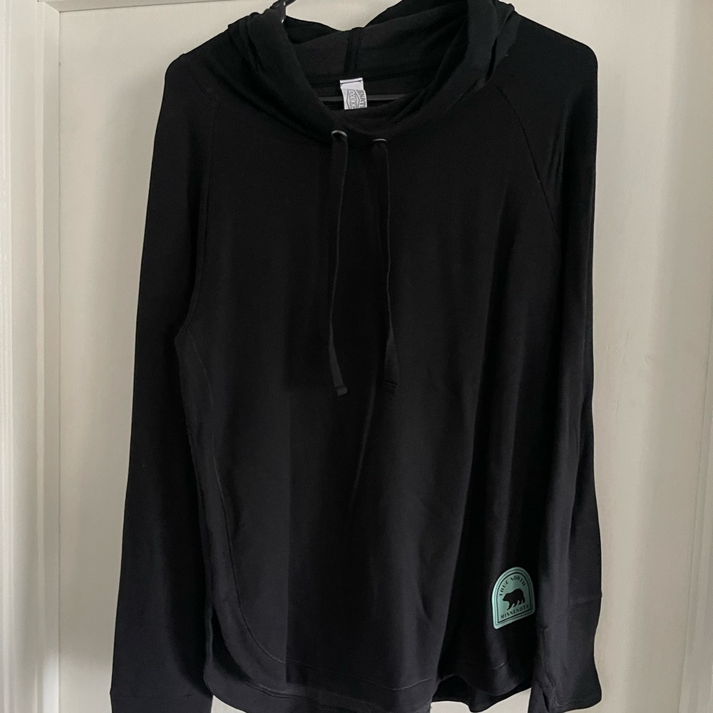 NEW!! Black signature hoodie